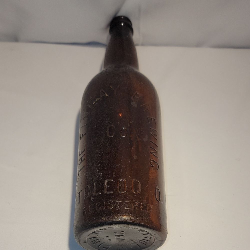 Vintage Brown Glass Bottle